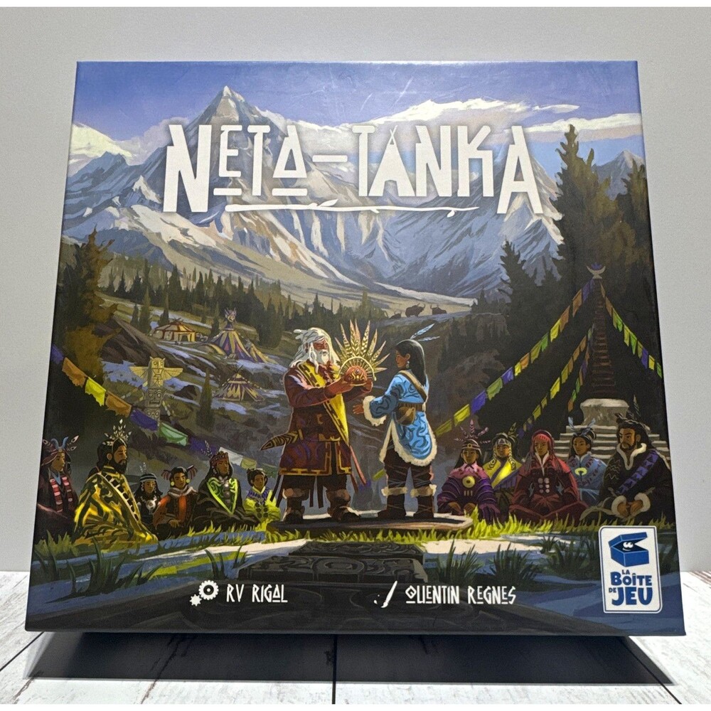 Deluxe Kickstarter Exclusive Neta-Tanka Strategy Board Game 1+P 14+ NEW